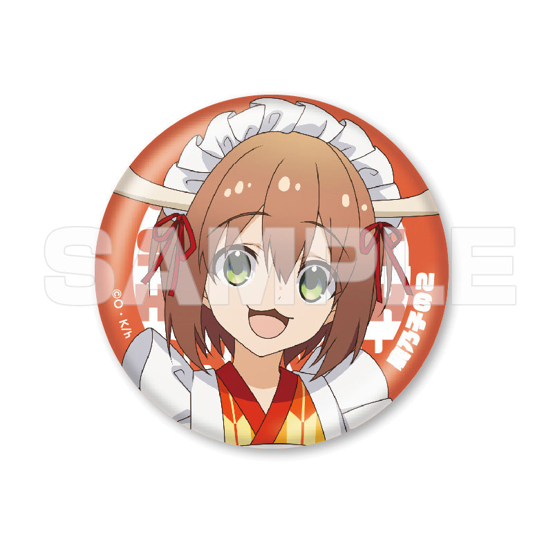 【しかのこのこのここしたんたん】オフィシャルEC 缶バッジ(等身絵柄) 鹿乃子のこ